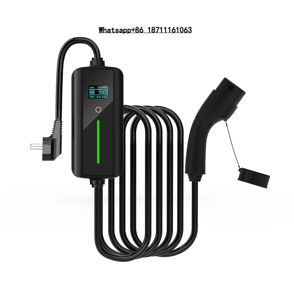 EV Charger 7KW 32A for Portable Charging Wallbox 5m Cable 240V TPU Material Electric Vehicle Charger