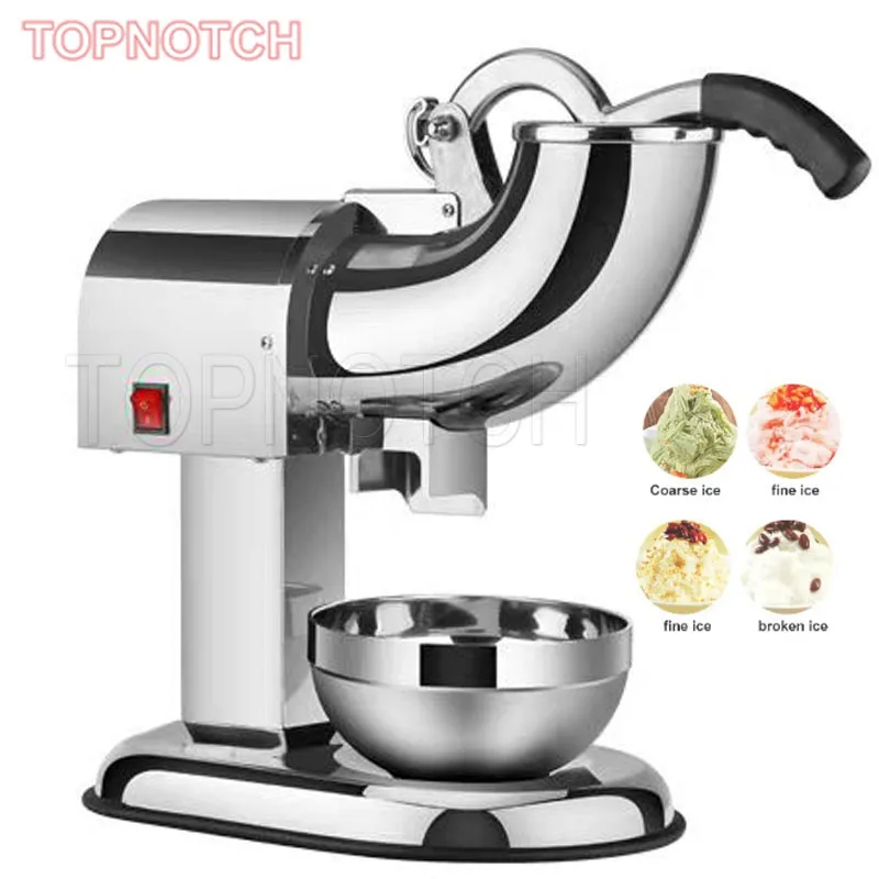 

Commercial Electric Ice Crusher Stainless Steel Ice Machine Automatic Sand Ice Machine 110v 220v