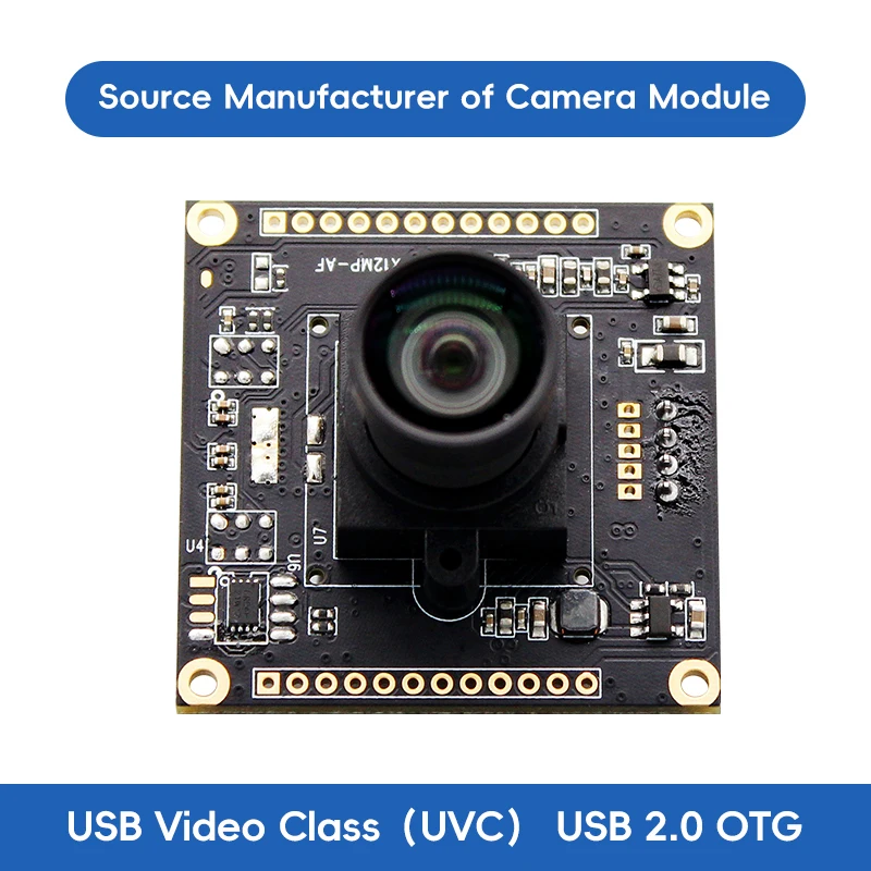 IMX577 12MP USB Camera Module UVC Free Driver for Face Recognition Drone Security Surveillance Video Conference Android Linux
