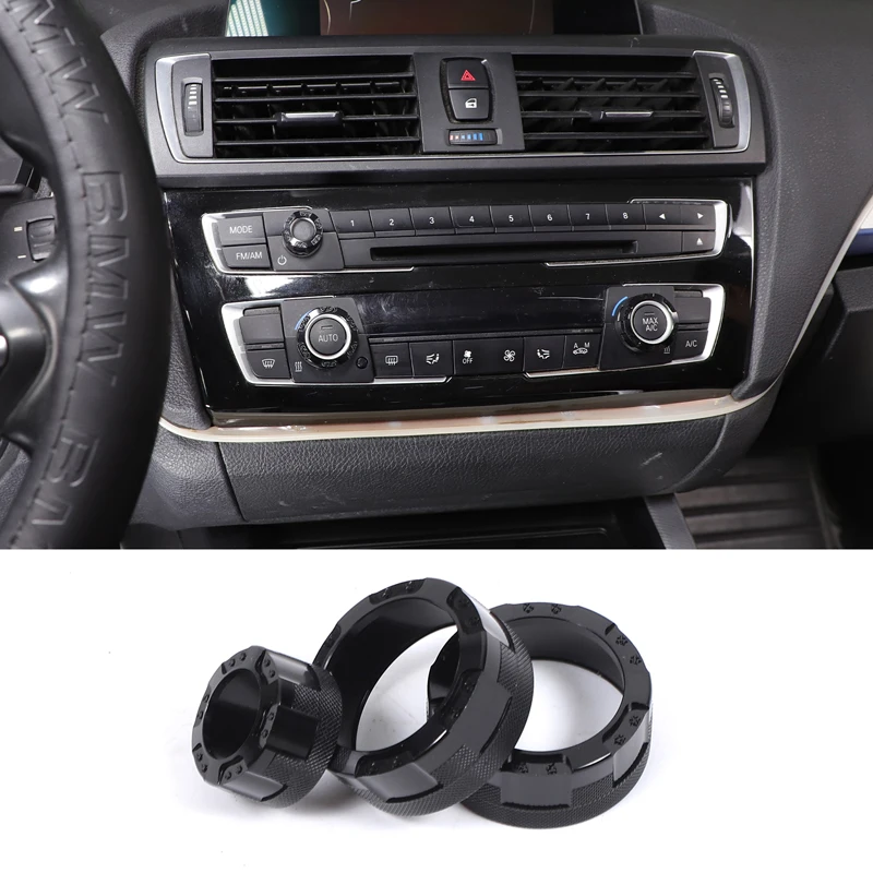 

For BMW 1 2 3 4 Series F30 F34 F46 GT X1 F47 F48 Aluminum alloy Air Conditioner Volume Switch Knob Decoration Ring