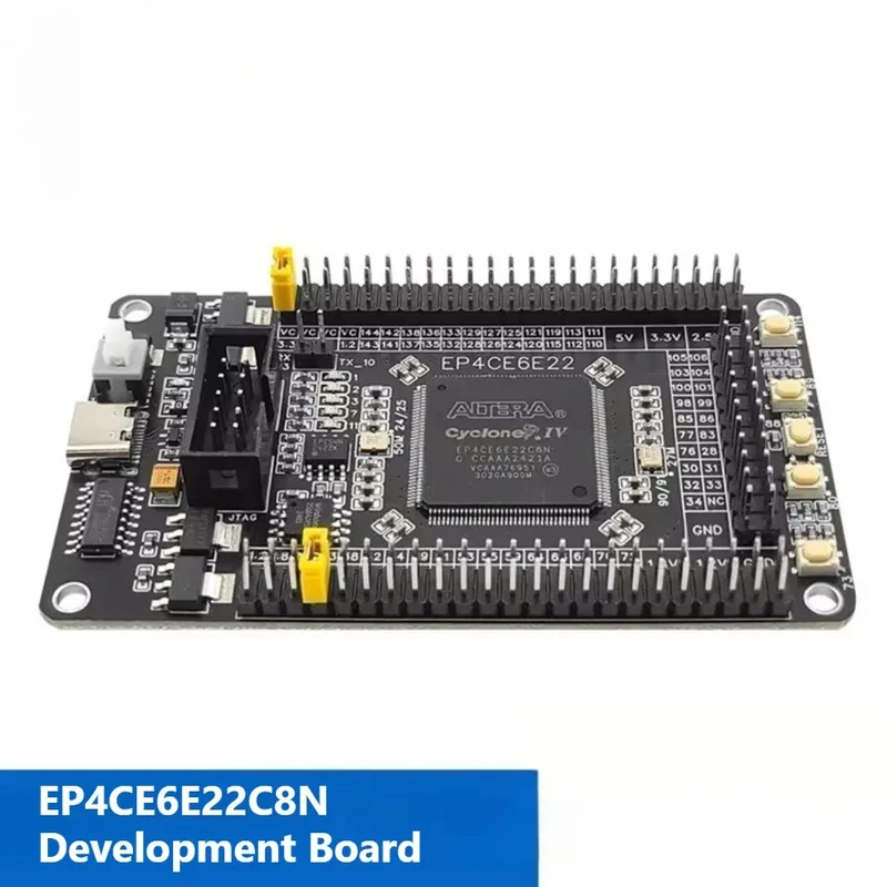 Плата для разработки на базе FPGA Altera Cyclone IV EP4CE6E22C8N: Система для цифровых логических экспериментов NIOS II
