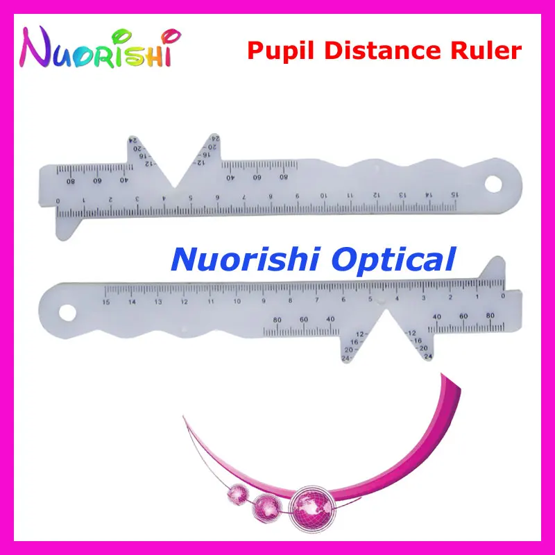 20pcs Optometry Plastic PD Ruler Pupil Testing Ruler Meter Measurer Pupilometer PDR04 Free Shipping