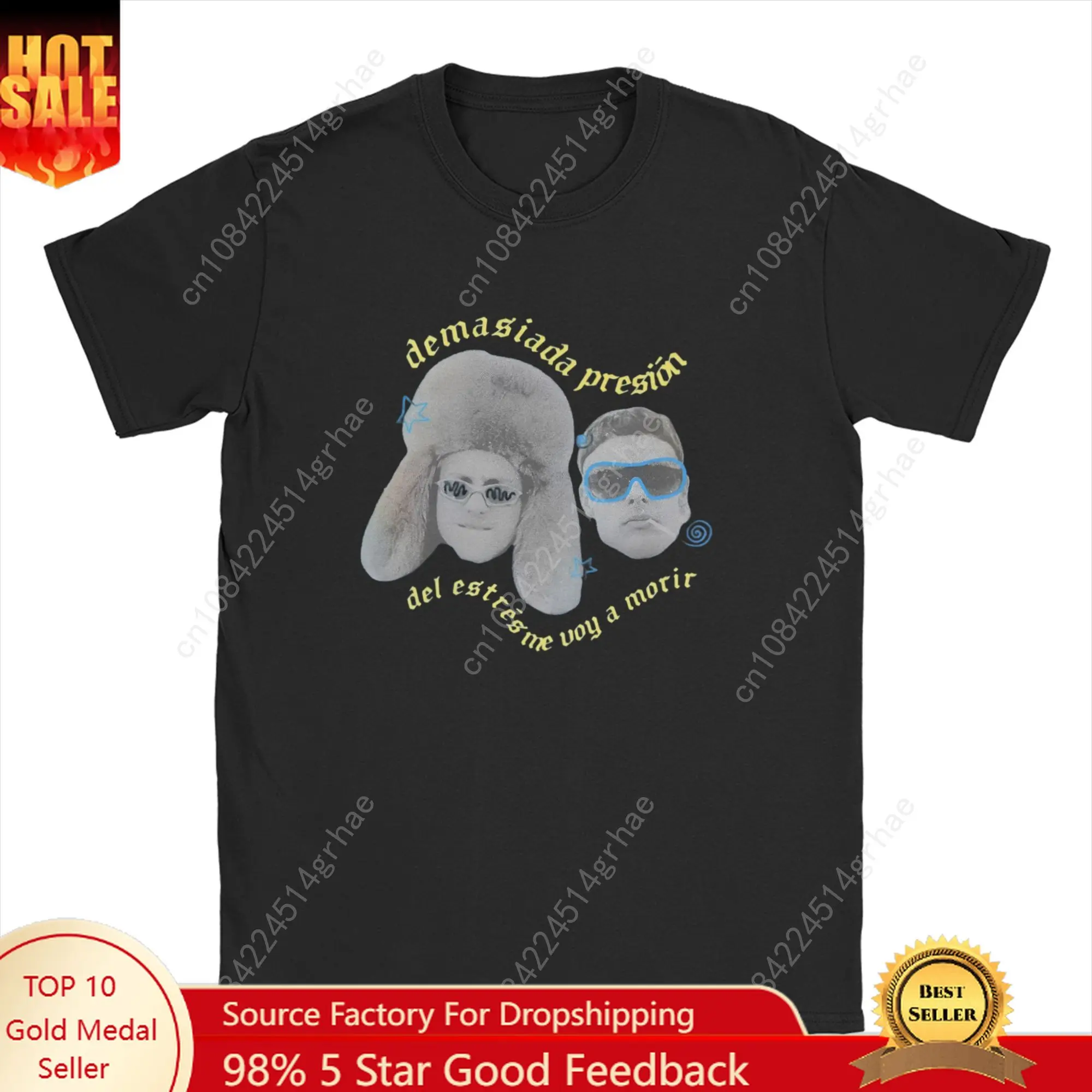 

Oversized T-Shirt Beach CA7RIEL & Paco Amoroso Papota Tour Fashion T-Shirts Cotton Tshirt Mens Casual Pattern Short Sleeve