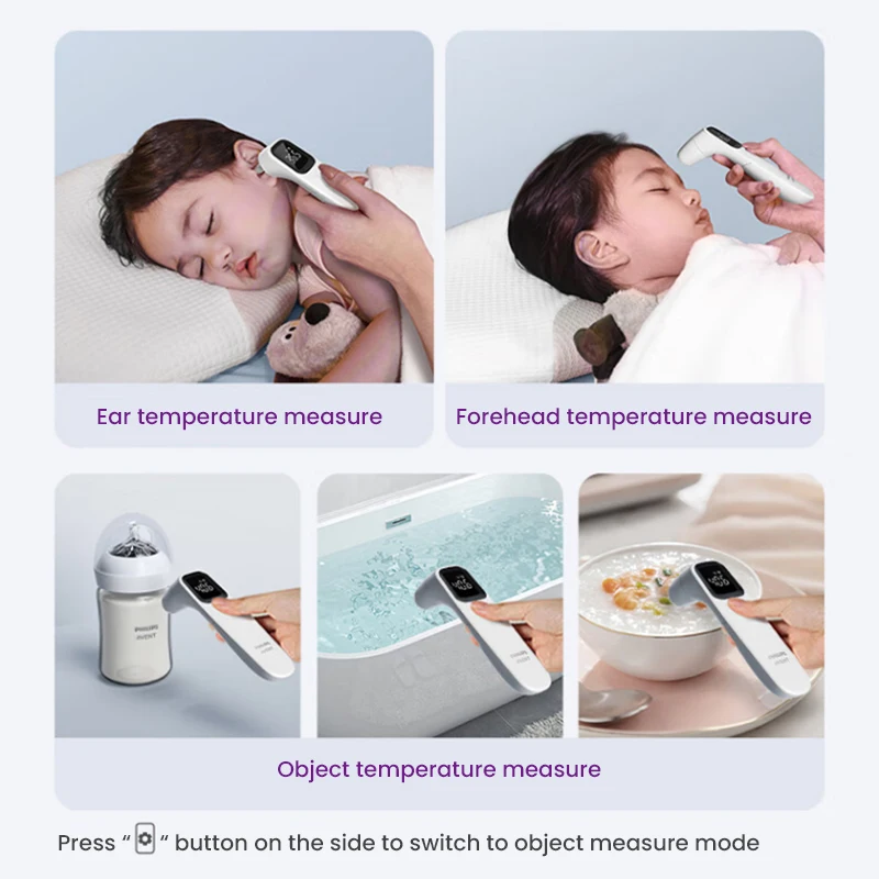 Avernt AET-R832 2-in-1 Infrared Thermometer Ear Forehead Mode Thermometer