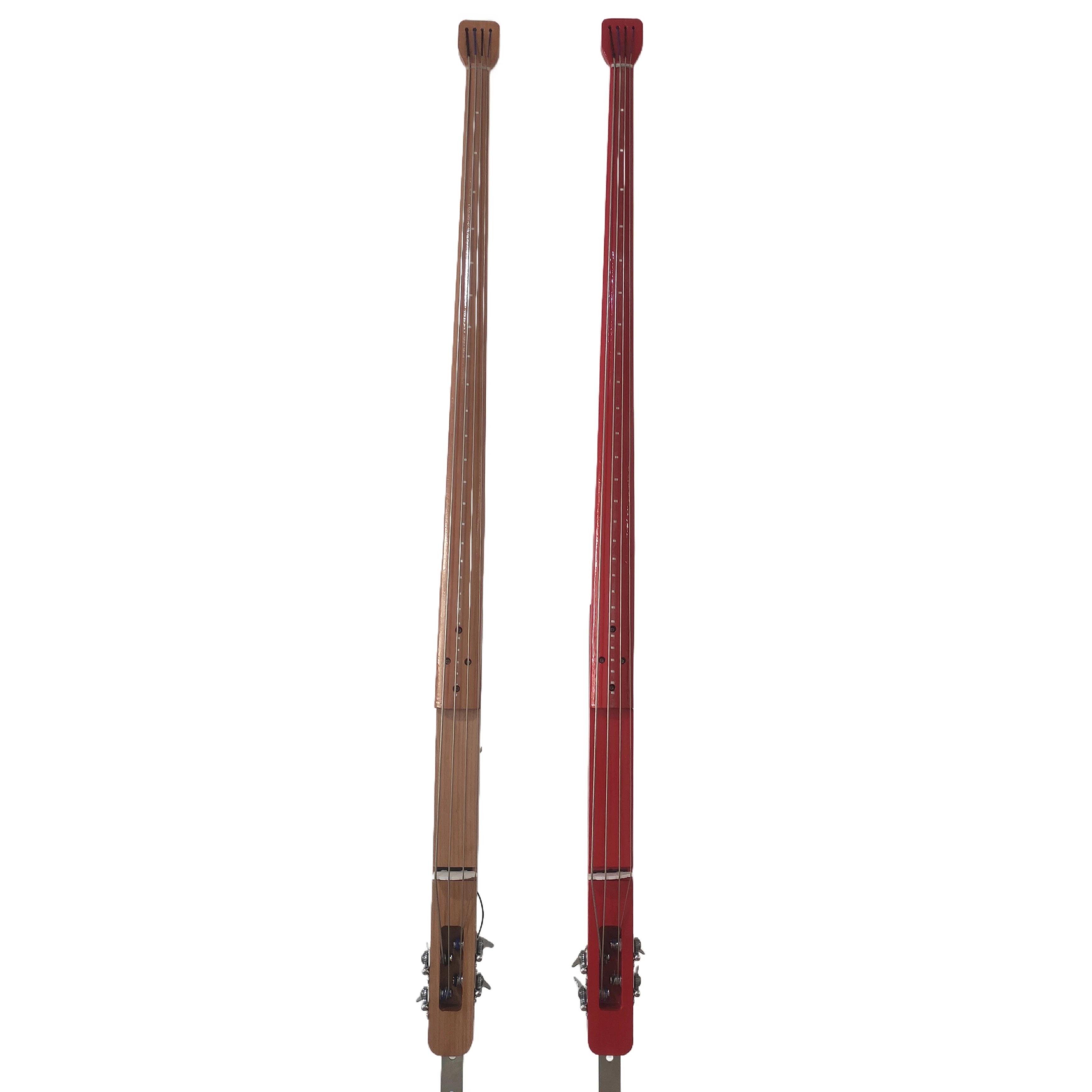 Minimalist Portable Silent Electric Upright Double Bass, Dual Pickups Professional Silent Double Bass Complete Specifications