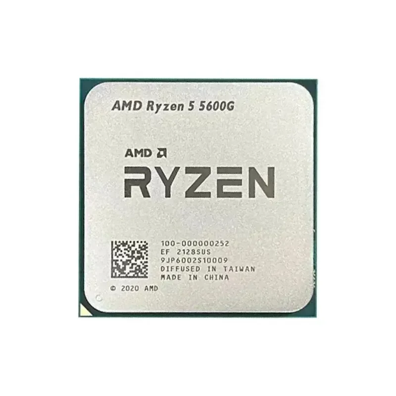 AMD Ryzen 5 5600G 6-Core 12-Thread 3.9GHz DDR4 3200 65W AM4 Socket Desktop Processor CPU Built-in Integrated Chips GPU