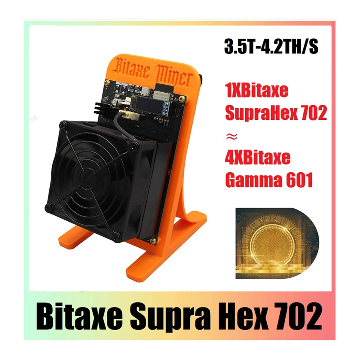 

ГОРЯЧИЙ AC18 SupraHex 702 Solo Miner 3,5T-4,2TH/S 60W-110W 6XBM1368 ASIC-чип Bitcoin BTC Miner ASIC Miner с открытым исходным кодом, вилка европейского стандарта