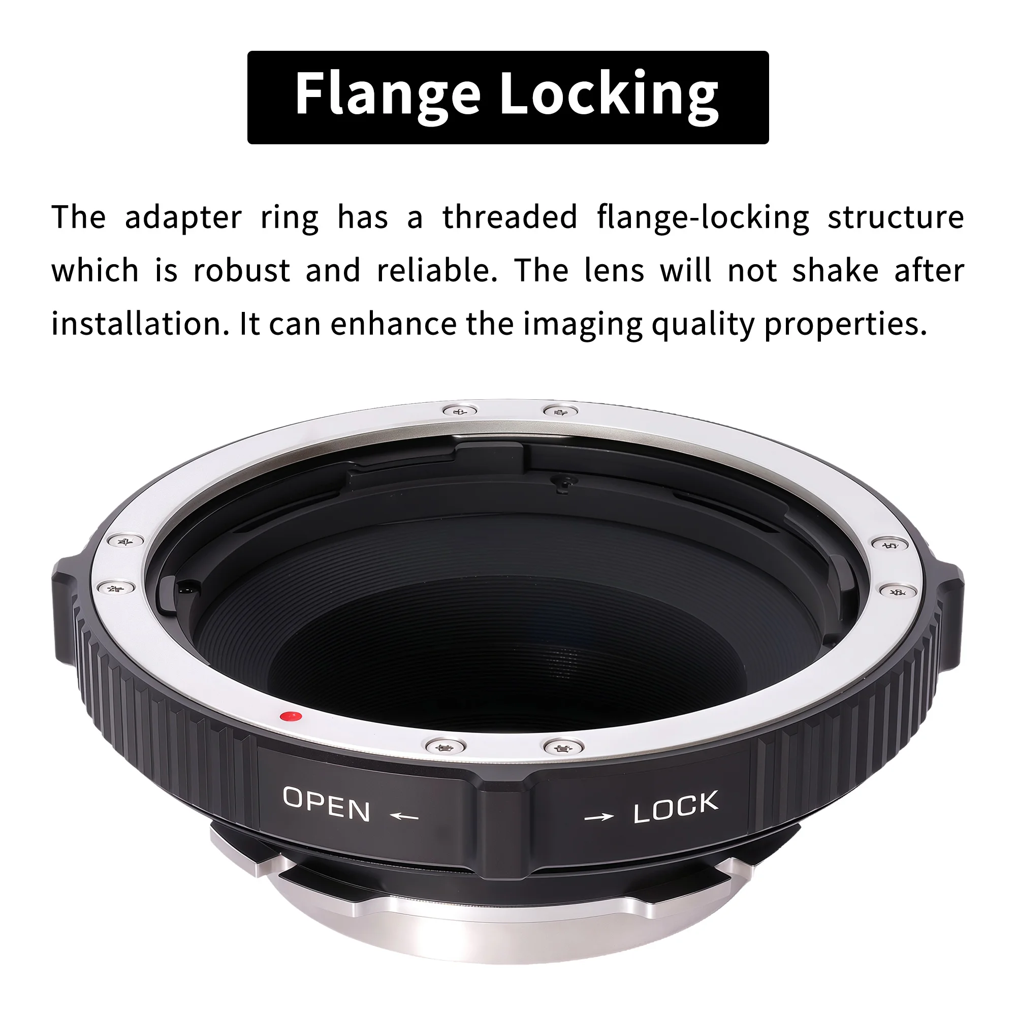 XPIMAGE Lens Mount Adapter Ring for Hasselblad V Lenses to ARRI PL Mount Cinema Carmeras Camcorder