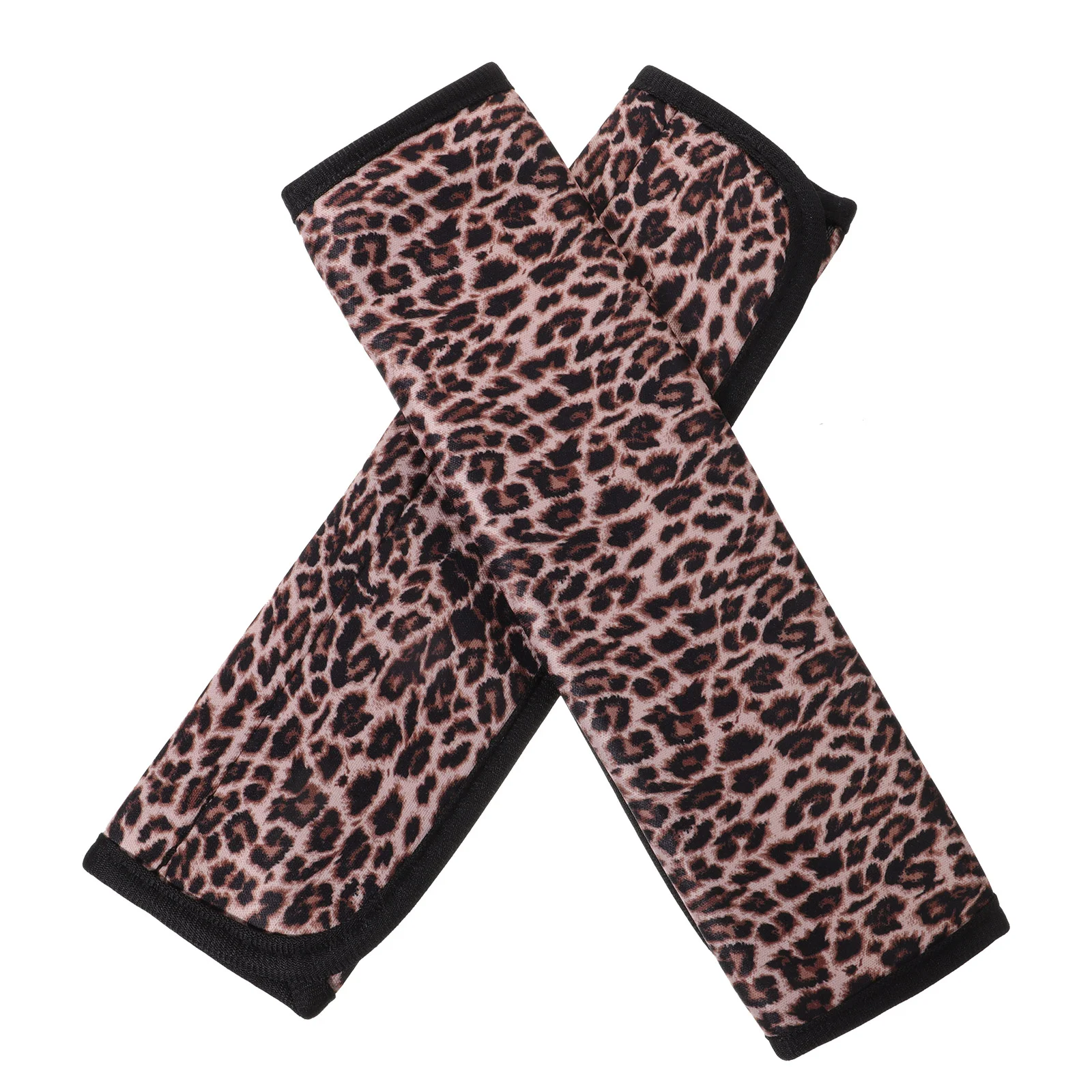 

2 Pcs Car Gadgets Safety Belt Strap Seat Shoulder Pads Accessories Leopard Harness