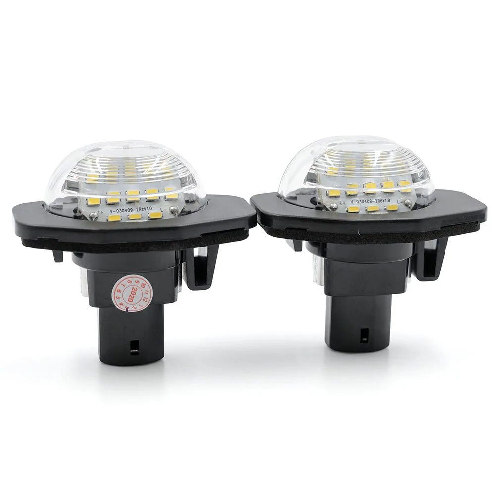 2PCS LED License Number Plate Lights for Toyota Corolla 2008- AZE141 ZRE142 ZZE14  Auris 2006- Alphard-GGH20 Cruiser