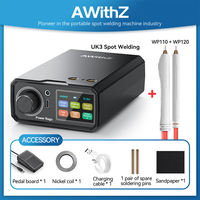 Awithz UK3 Battery Spot Welder Portable DIY Mini Welding Machine 18650 Battery Pack10000mah Weldable 0.4mm Welding Tool