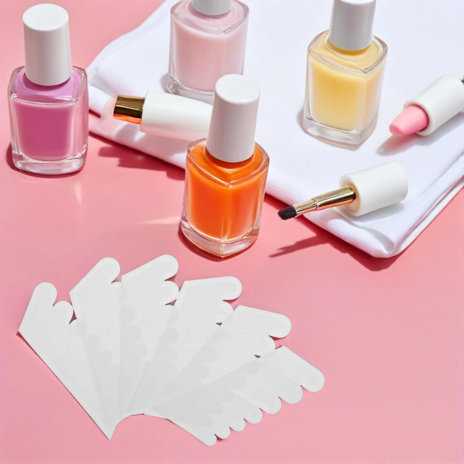 

18Pcs Nail Protector Stickers Silk Wraps Self Adhesive Nail Tape for Repairing Broken and Split Nails Fake Nails Set