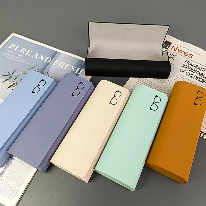 Praktische brillenkoker, antislip binnenvoering, draagbare brillenkoker met grote capaciteit, nieuwe brillenkoker, brilopslag