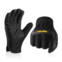 Grip work glove, TPR knuckle on back for imapct protection, Full palm of anti-slip silicone, performance glove for warehouse,