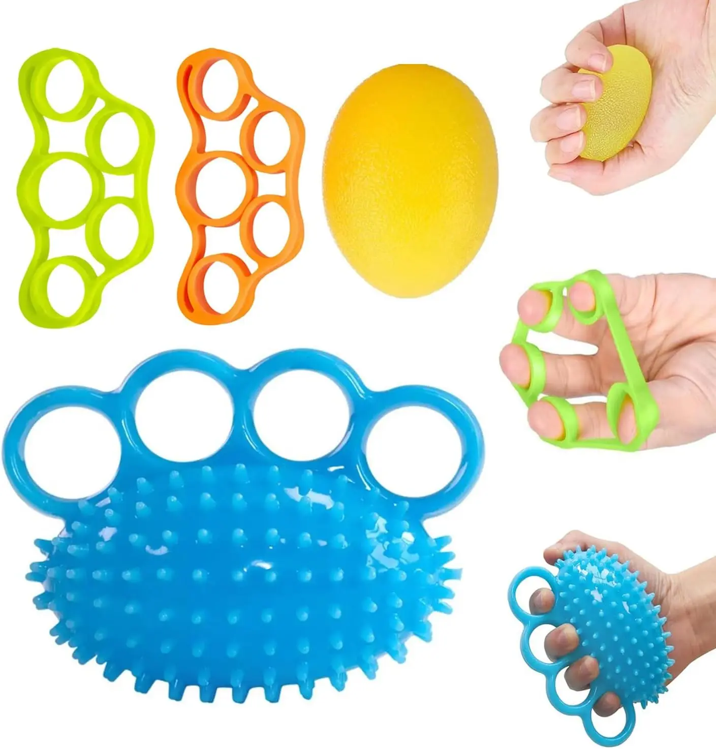 

4-Pack Hand Exercise Balls for Wrist Pain Relief, Carpal Tunnel, Stress & Grip Strength