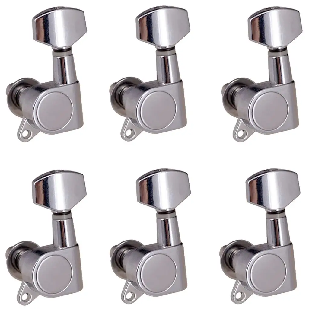 

1 Pack 6L Guitar Tuning Pegs for Electric Acoustic Guitar, Silver