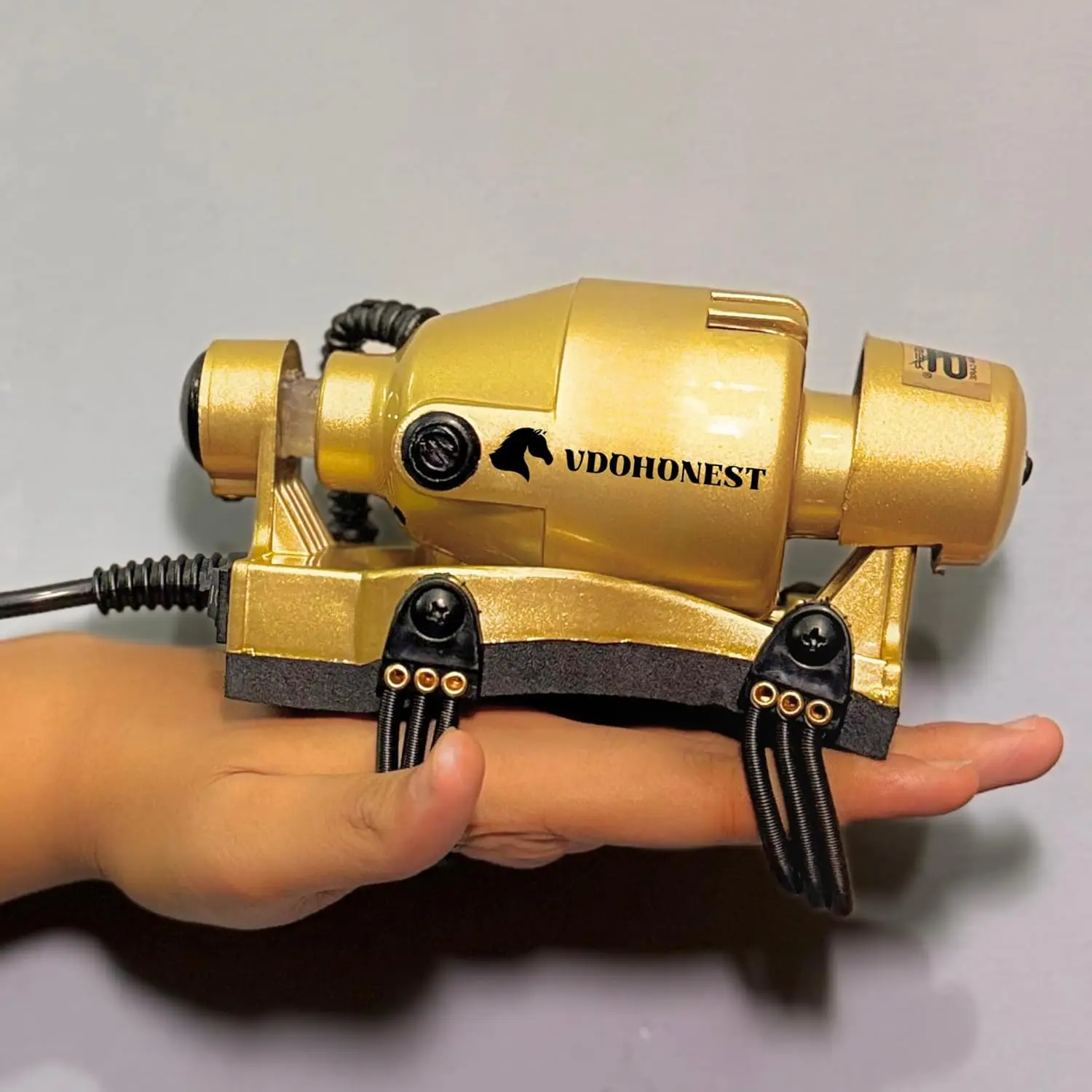 

Powerful Double Speed Floating Action for Full Body Massager Corded Electric Powered, Barber Massager Gold