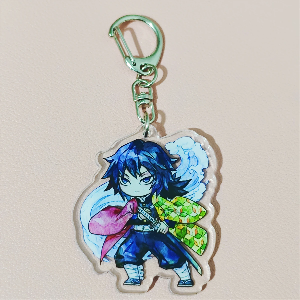 Anime GOODS Acrylic Keychain cute y2k Demon Slayer keychain for bag keys car key bag backpack collection display accessories