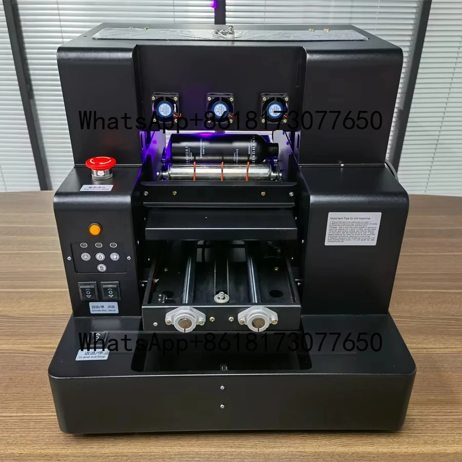 التلقائي 4 حجم صمام ثنائي باعث للضوء منقوش طباعة مسطحة لطباعة جراب الهاتف مع الورنيش