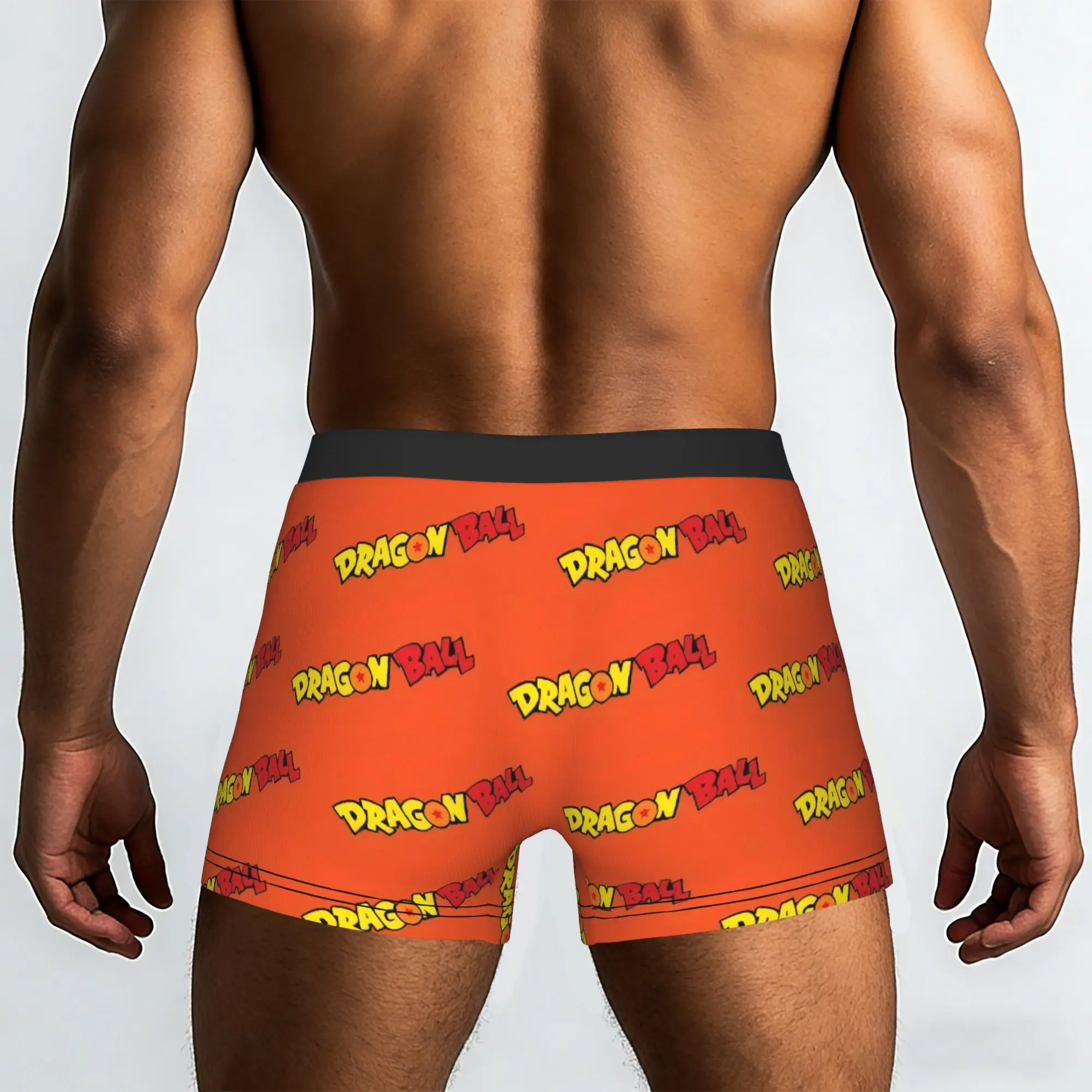 Dragon Ball Logo Pattern Dragon Ball Underpants Homme Panties Male Underwear Print Shorts Boxer Briefs