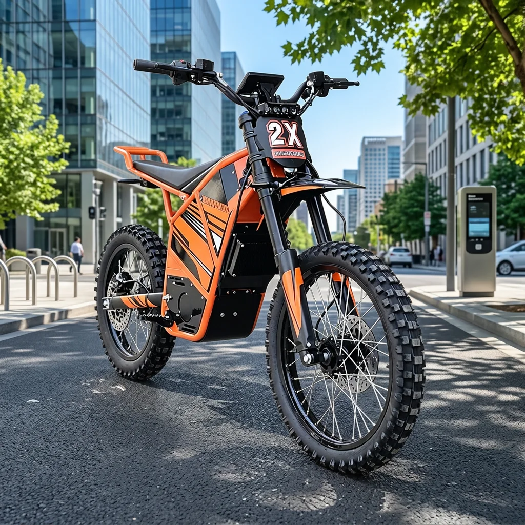 Powerful MD-2X 8000W Electric Dirt Bike 72V 40AH Lithium Battery Off-Road Racing Motorcycle for Adults 90km/h Fast
