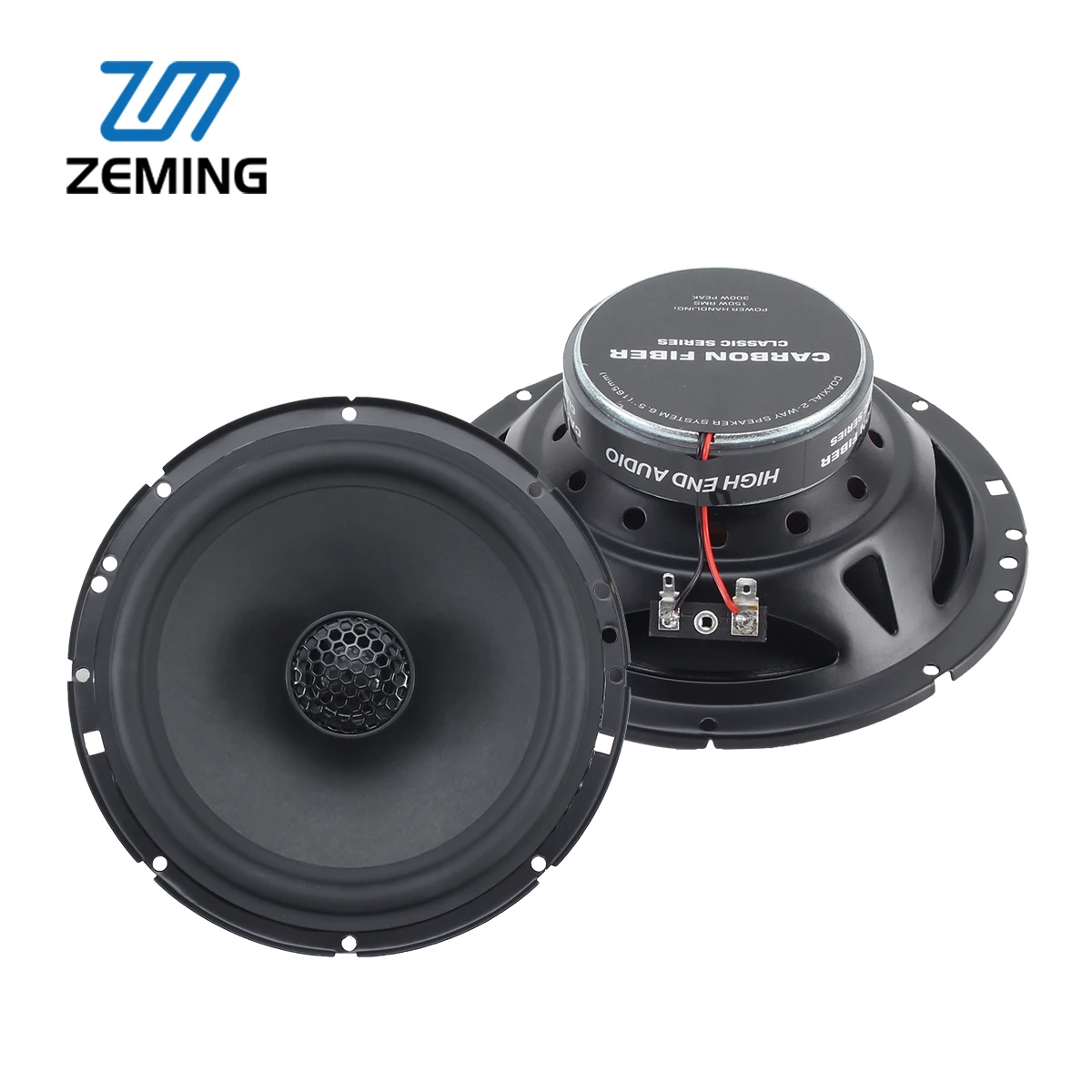 Factory Composite  Paper Cone 2-way 6.5inch RMS power 60W*2 Car Audio Component Speaker With silk dome Neodymium magnet-tweeters