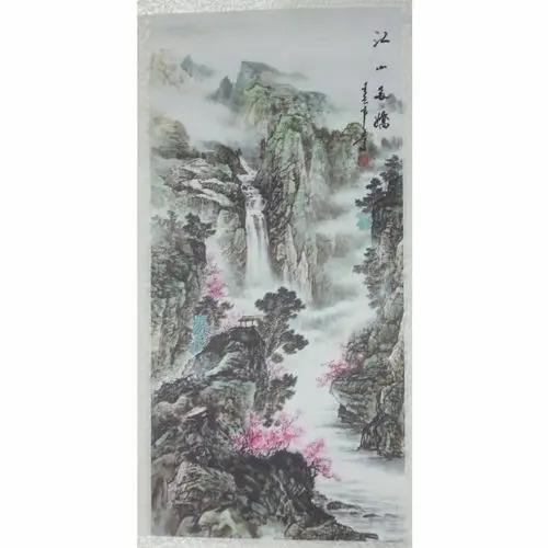 Home decor Chinese silk scroll painting Chinese landscapes painting 