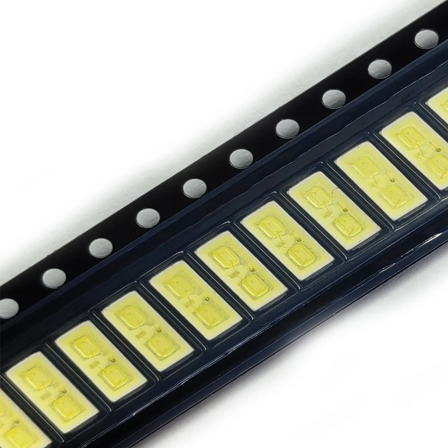 200 sztuk/partia SMD LED 7030 6V 1W 90 lm zimny biały dla LG koraliki podświetlające TV