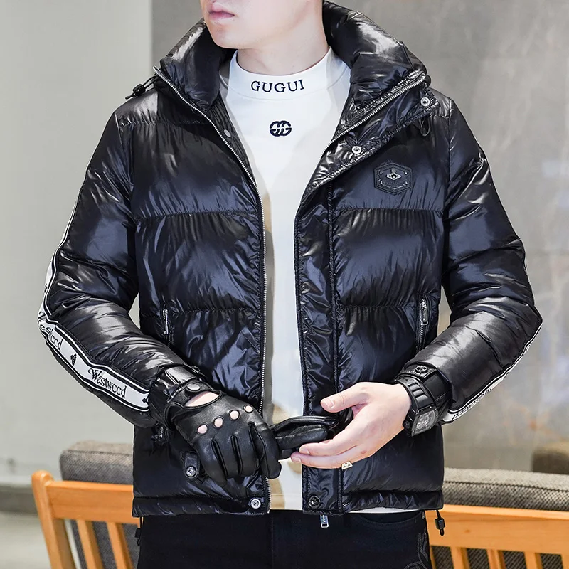 

Winter 2026 New Arrival Warm Light Long Parkas Waterproof Jacket Men Thicken Smooth Shiny Hooded Goose-padded Coats Men