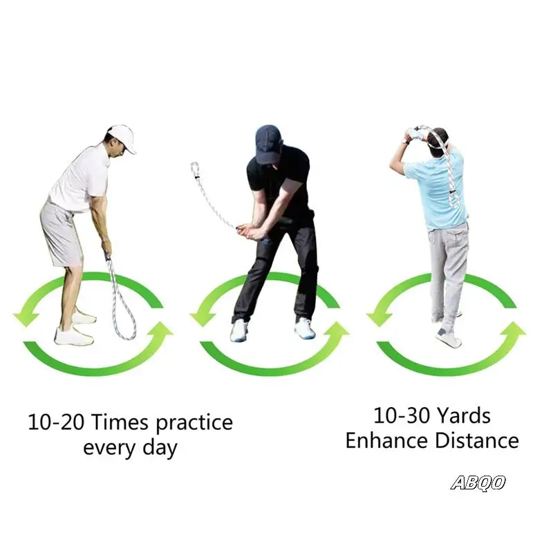 

Golf Swing Trainer Practice Rope, Golf Practice Supplies, Portable Golf Practice Swing Trainer
