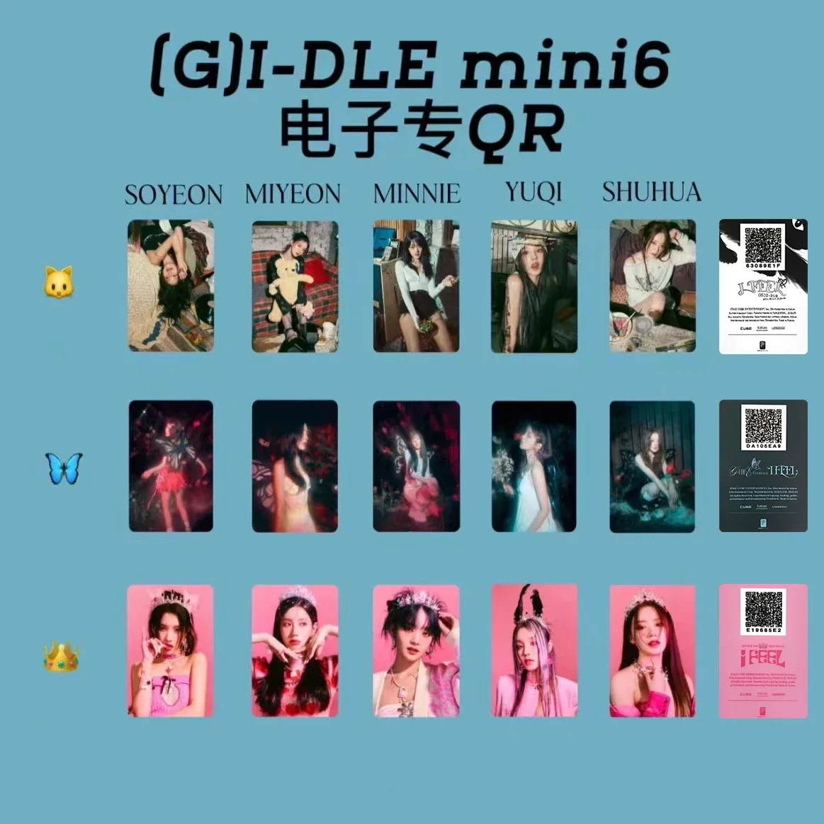 Pocket KPOP Photocard Album Cute Postcards Complete KPOP Merch Fan Collect Decor Cards