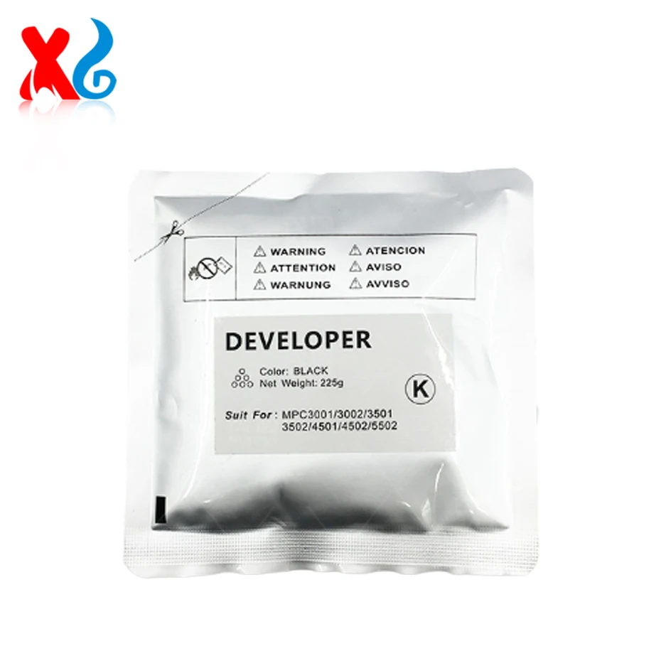 225g Developer Powder For Ricoh MPC3001 C3002 C3501 C3502 C4501 C4502 C5502 Copier Color iron Carrier