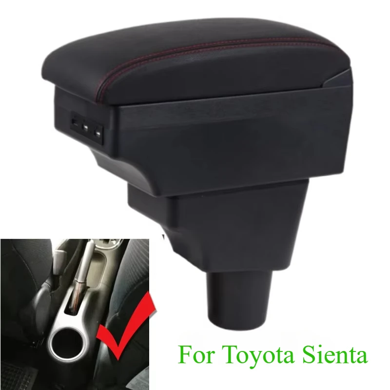 For Toyota Sienta Car Armrest Box Accessories Modified Parts