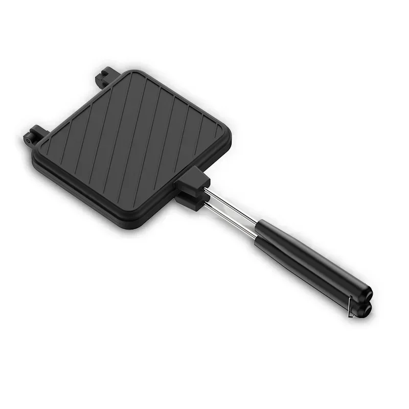 Aluminum Alloy Sandwich Maker Pan Non-Stick Sandwich Grill Pan Double Sided Frying Pan Detachable Cooking Pot Ktichen pans