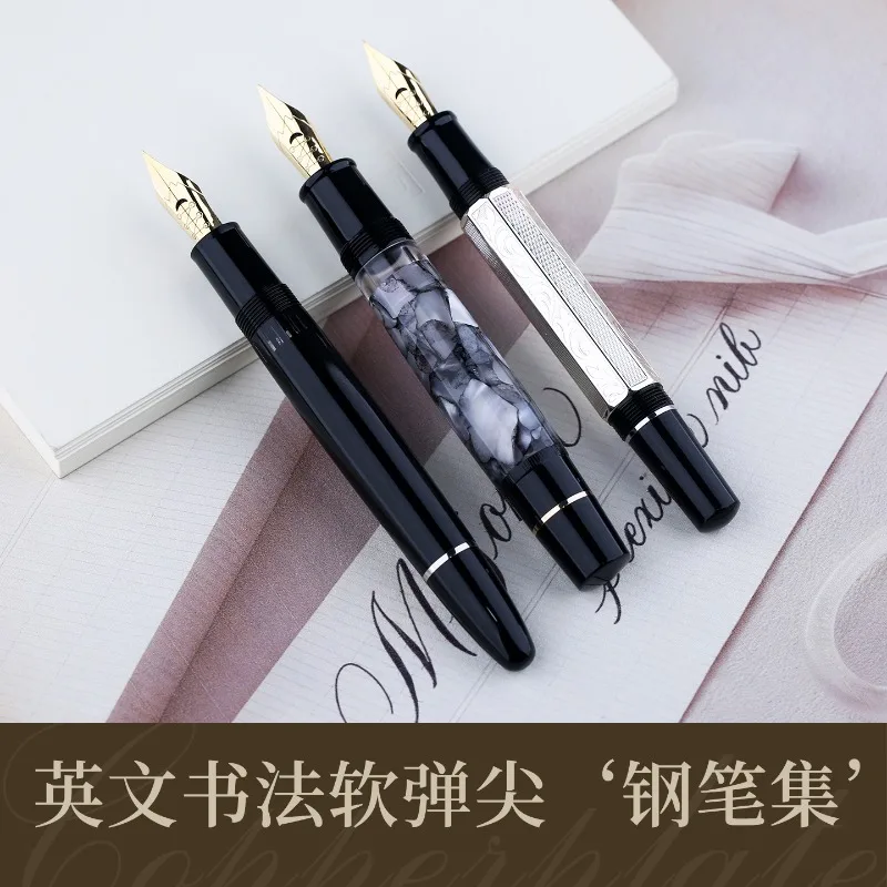

Ручка-кисть MAJOHN Flower Style English Soft Elastic Calligraphy Point Tip P136 138 139 для каллиграфии и медной росписи ES ER