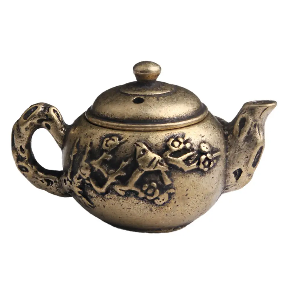 

Unique Kettle Decoration High Class Brass Material Practical Long Lasting Use Desktop Kettle Decor Brass Decor