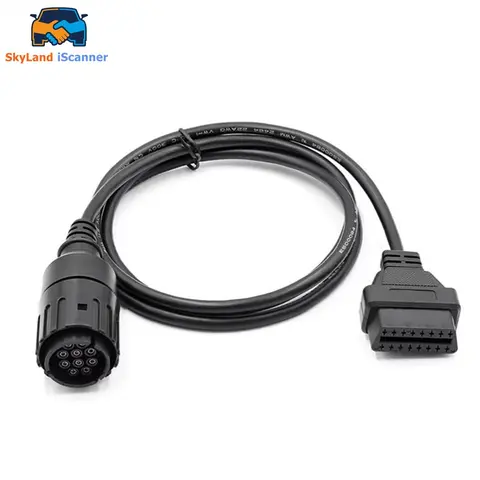 BMW 10핀 남성 OBD2 16핀 여성 어댑터 – ICOM A2 D 진단 케이블
