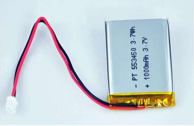 Polymeer-lithiumbatterij, 3,7 V-recorder, MP3-kaart, luidspreker, oplaadbare audiobatterij 553450   Oplaadbare Li-ion cel