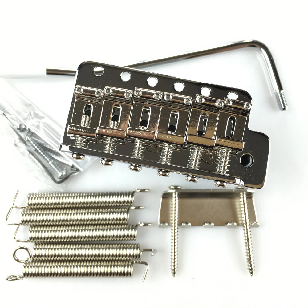 Genuine Original GOTOH GE101T Vintage Style Electric Guitar Tremolo System Bridge Silver Chrome