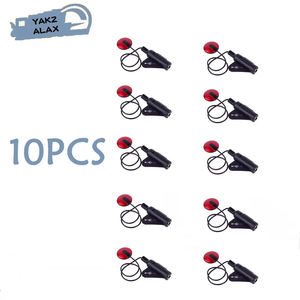 10Pcs Piezo Contact Microphone Mic Pickup for Guitar Violin Banjo Mandolin Accessories