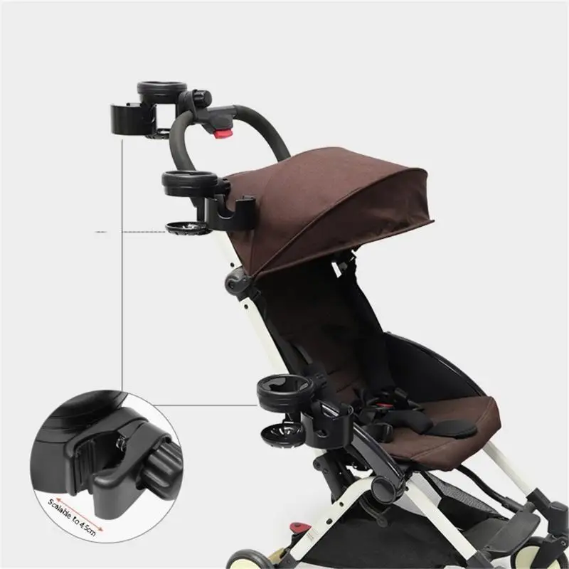 

Y3NF Stroller Cup Holder for 2 Cups Universal Bottle Holder for Motorcycles Bikes