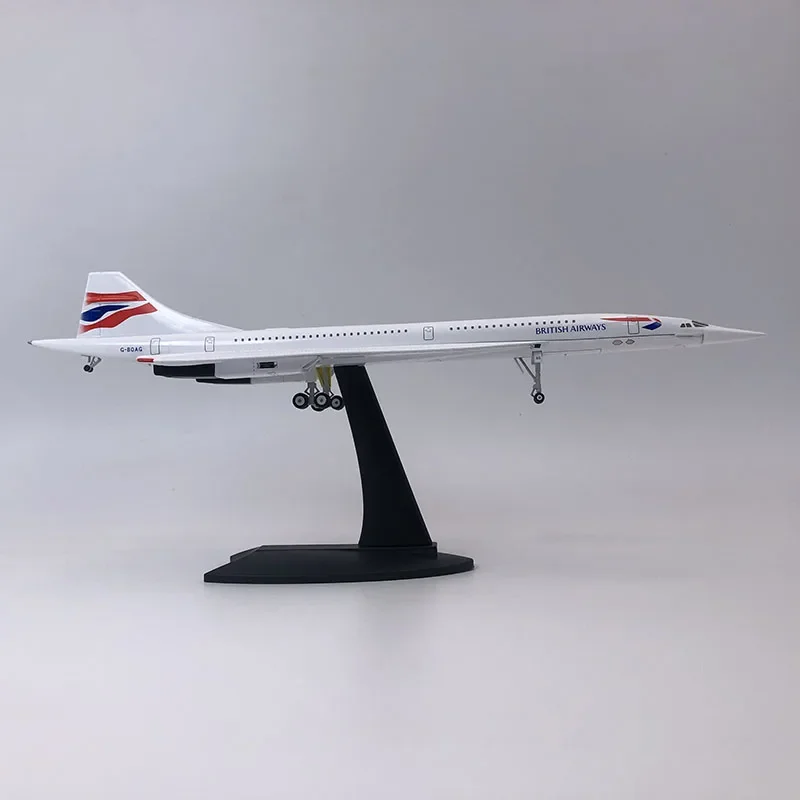 Diecast Metal Alloy Plane Model Toy 1:200 Scale Concorde Air France British Air Ways Airline Airplane Model Toy For Collection