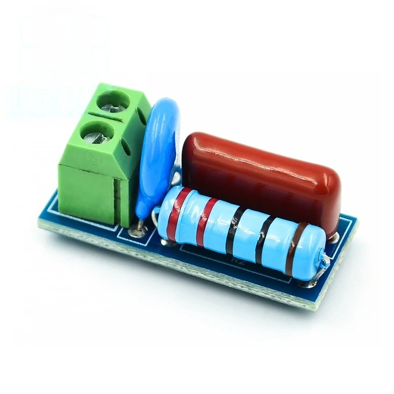 RC absorption circuit module, relay contact protection circuit/electromagnetic interference suppression module