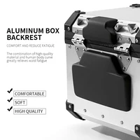 Accesorios para motocicleta, funda trasera, cojín, respaldo de pasajero, juego de almohadillas traseras perezosas para Tiger 800, Tiger 1200, Tiger 900