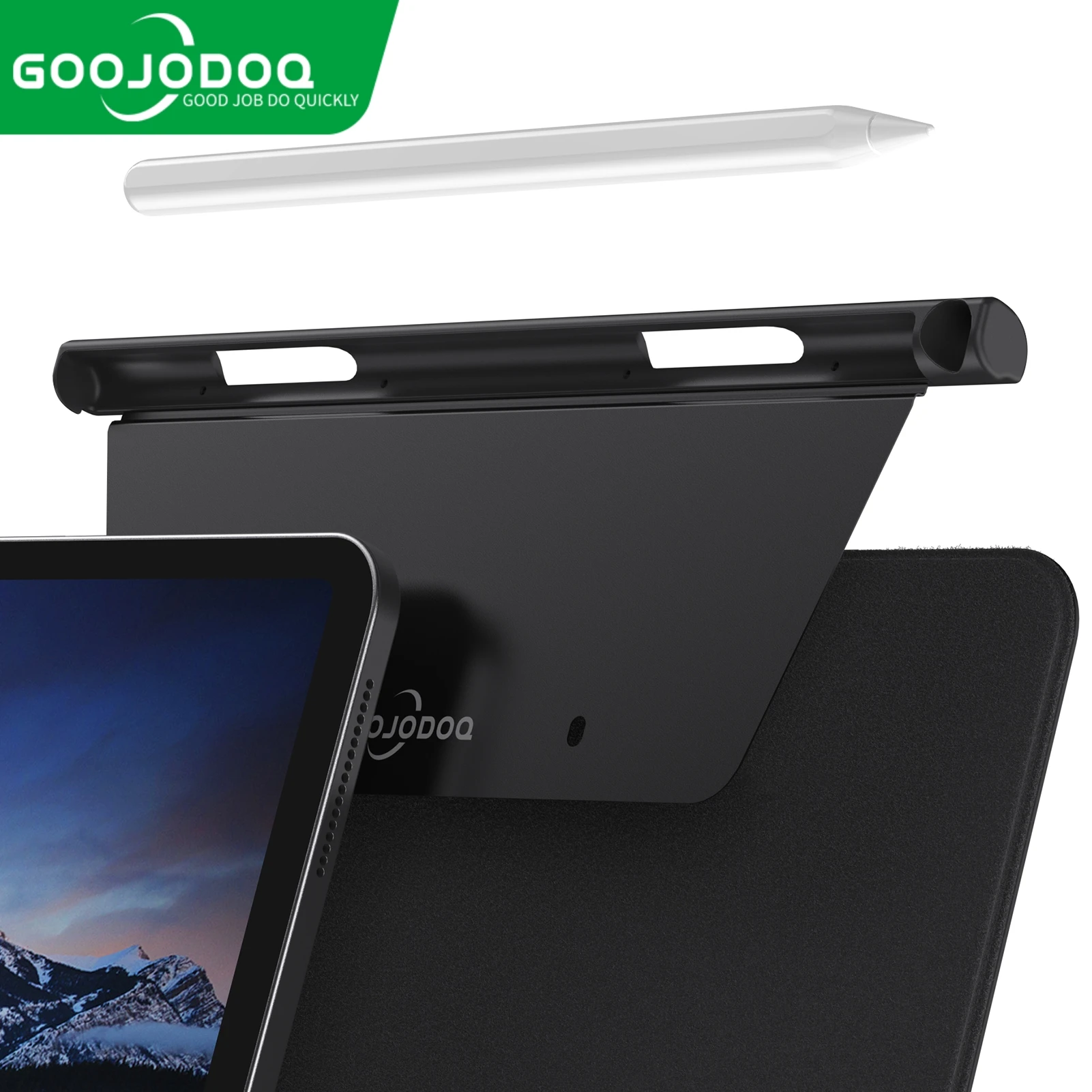 Smart Magic Keyboard Folio for Apple & GOOJODOQ Magic Keyboard Magnetic Smart Folio for Apple Pencil 1 2 Holder