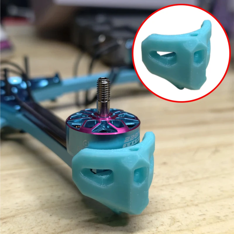 4PCS For Axisflying Bando5 Motor Anti-Collision Protector Turtle Shell Lightweight Durable FPV Drone Motor Protective Cover