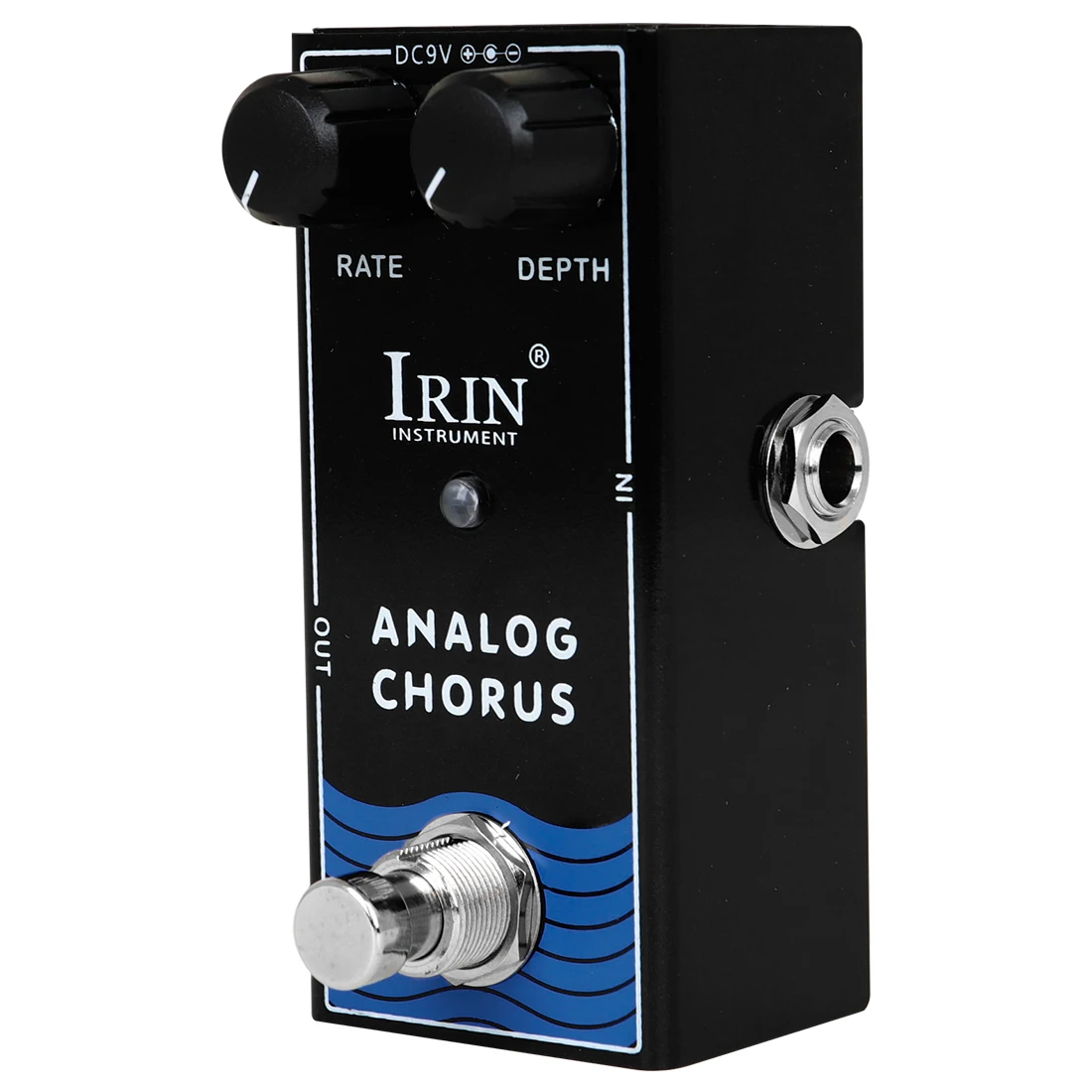 IRIN RF-07 Analog Chorus Electric Guitar Effector Mini Single Blue Effect Pedal with True Bypass Electric Guitar Bass Accessory