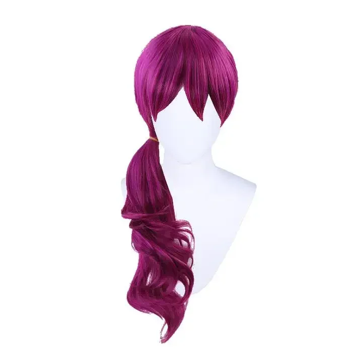 CosplayAnime Game  Cosplay KDA POP/STAR Evelynn Wigs Women Long Straight Purple Wig  KDA Evelynn KPOP SKIN Hair Wig TX8775
