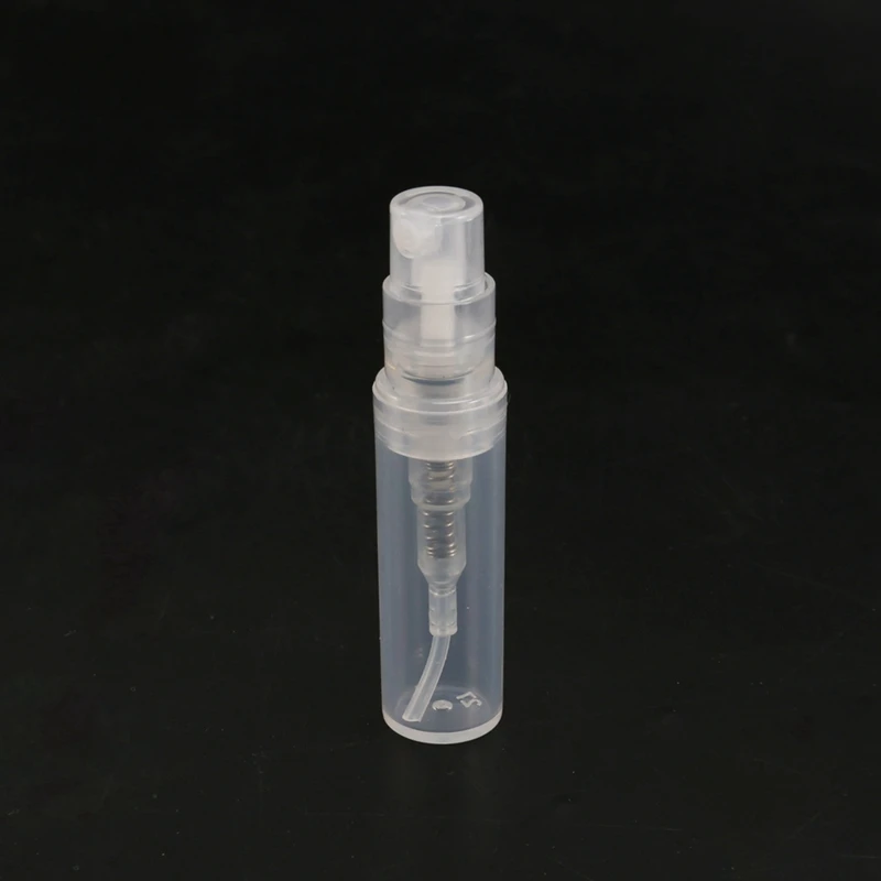 Atomiseur en plastique transparent, bouteille d'échantillon africain, vaporisateur de parfum de poulet, fête de voyage, 2ml, 180 pièces