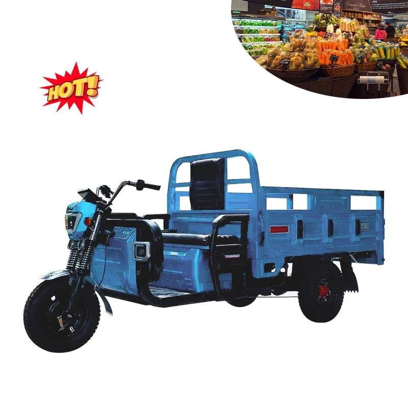 Tricycle agricole chinois pour moto, prix d'usine, vente en gros, 3 roues, tuk électrique pour cargaison